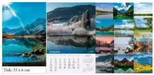 Koledar Slovenska jezera