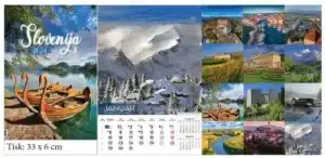 Koledar z motivi Slovenije