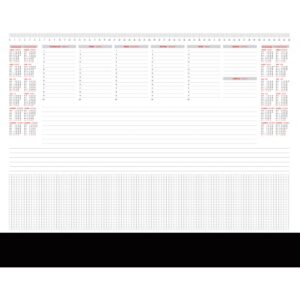 Koledar Podloga Pvc Zavih črna 2024