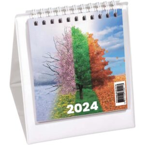 Koledar namizni Piramida bela 2024